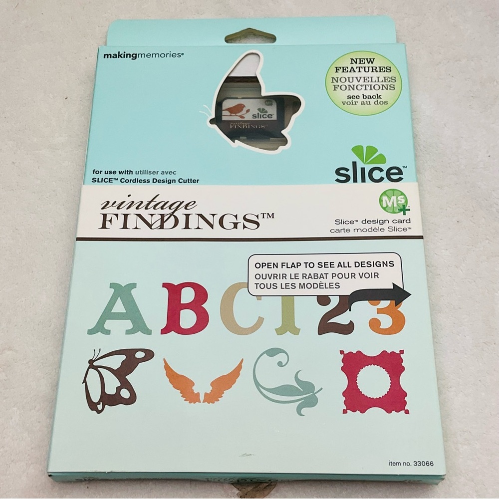 NIP MAKING MEMORIES 2009 Slice Vintage Findings Design Card Scrapbooking Crafts